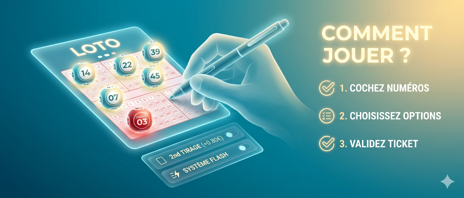 Comment jouer au Loto ? Le guide pour remplir sa première grille